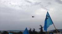Над Симферополем курсируют военные вертолеты