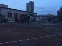 Количество жертв падения строительного крана в Харькове увеличилось до трех