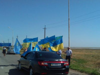 На Херсонщине крымчан, приехавших на выборы президента, встречают как героев