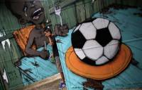Футбол в бразильских граффити. На наших улицах такого вы точно не увидите