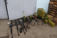 Вот таким «уловом» оружия могут похвастаться украинские пограничники