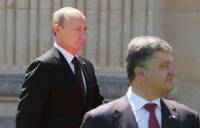 Путин приветствовал позицию Порошенко