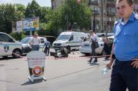 Взрыв автомобиля в центре Киева. В СМИ появились свежие фото