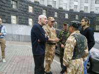 Прибывшие из Славянска бойцы Нацгвардии рассказали об адских условиях, в которых им пришлось воевать