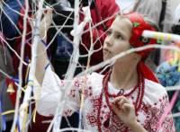 Киевляне наглядно продемонстрировали, что хотят мира, любви и счастья