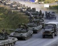Из РФ в сторону украинской границы движется колонна из 200 единиц военной техники