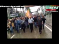 Сегодня в Донецке шахтеры митинговали против АТО
