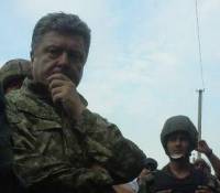 Порошенко приехал на Донбасс и объявил о прекращении на неделю боевых действий в зоне АТО