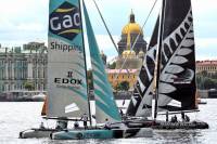 В Питере проходит этап мировой парусной регаты Extreme Sailing Series