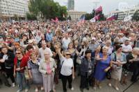 В Донецке и Луганске проходят немногочисленные митинги сторонников непризнанных республик