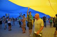 В день освобождения Мариуполя от ДНР в городе развернули самый большой флаг Украины. На площади Ленинского комсомола...