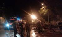 Этой ночью в центре Киева горели палатки