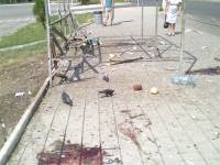 В Горловке в результате обстрела остановки погибли пятеро мирных жителей