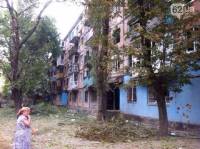 Разрушенный Харцызск. Фото с места событий