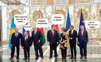 Минскую встречу Путина с Порошенко уже вовсю высмеивают в фотожабах
