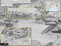 НАТО обнародовало спутниковые снимки доказывающие, что в Украину зашли российские войска