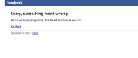Facebook упал. Причины неизвестны