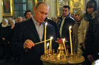 Путин: Я поставил свечки за тех, кто пострадал, защищая людей в Новороссии