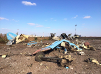 Вот и все, что осталось от некогда международного аэропорта в Луганске
