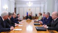 Путин провел оперативное совещание с  членами Совбеза. Говорят, речь шла об Украине