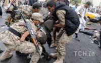 В Йемене cмертник взорвал толпу демонстрантов-шиитов. Фото с места событий. Часть 1