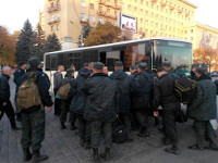Военнослужащие-срочники из Нацгвардии устроили демарш в Киеве и Харькове