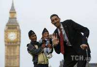 В Лондоне встретились самый большой и самый маленький человек на планете