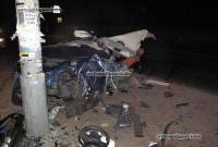 Элитное ДТП в центре Киева: Maserati буквально разорвало на две части