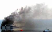 В результате пожара на итальянском пароме у берегов Греции погиб как минимум один человек
