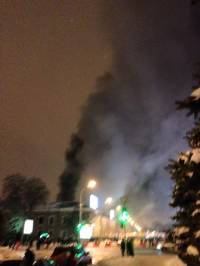 В Харькове горит кафе. Предполагают поджог