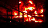 В Харьковский области ночью вспыхнула цистерна с горючим