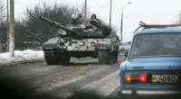 Около Славяносербска украинская артиллерия накрыла колону вражеской бронетехники