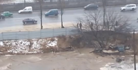 В Киеве из-за очередного прорыва затопило целый проспект. Видео с места событий