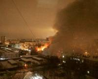 В Москве произошел пожар на заводе, выпускающем двигатели для боевых самолетов