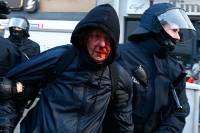 Во Франкфурте во время протестов пострадали более 70 полицейских