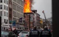 В центре Нью-Йорка пылал грандиозный пожар