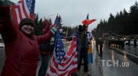 Три колонны военной техники США въехали в Чехию