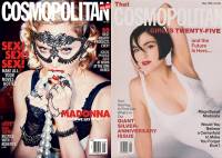 Спустя 25 лет Мадонна вернулась на обложку Cosmopolitan с юбилейной фотосессией. Эти годы не минули бесследно