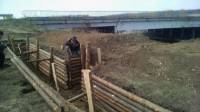 В Харькове начали возводить фортификационные сооружения
