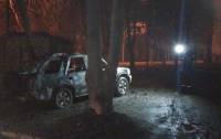 В Харькове ночью взорвался автомобиль