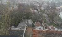 Посреди весны Симферополь засыпало снегом