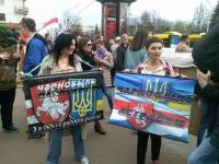«Ядерная Россия страшнее Чернобыля»: в Минске прошел митинг по случаю годовщины аварии на ЧАЭС