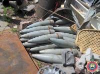 В Марьинском районе на одном из СТО обнаружили более 130 артиллерийских снарядов