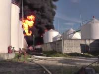 В Минэкологии утверждают, что последствия пожара на нефтебазе под Киевом не катастрофические