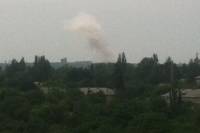 На севере Донецка прозвучал очередной мощный взрыв
