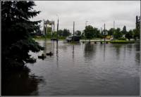 Из-за затяжного ливня Черкассы ушли под воду