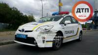 Очередное ДТП с участием патрульного автомобиля произошло в Киеве