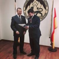 Пушилину в Южной Осетии вручили медаль «за боевое содружество»