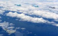 Британские ВВС опубликовали фото перехвата десяти российских самолетов над Балтикой