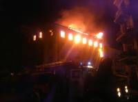 Ночью пылала историческая часть Тернополя